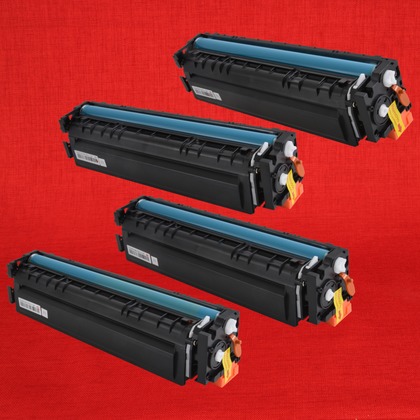 Toner Cartridges Set Of High Yield With New Chips Compatible With