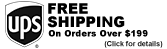 Free Shipping on orders over $199 Free Shipping on orders over $199