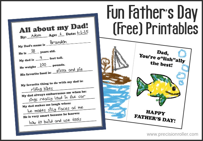 Free Printable} You're O-FISH-ALLY the Sweetest Dad