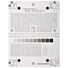 Sharp UKOG-0121FCZ3 OEM Test Chart - Black only (large photo)