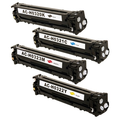 Toner Cartridges Set Of All 4 Compatible With Hp Color Laserjet Pro Cp1525nw K1030